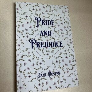 Pride and Prejudice Book with Floral Cover